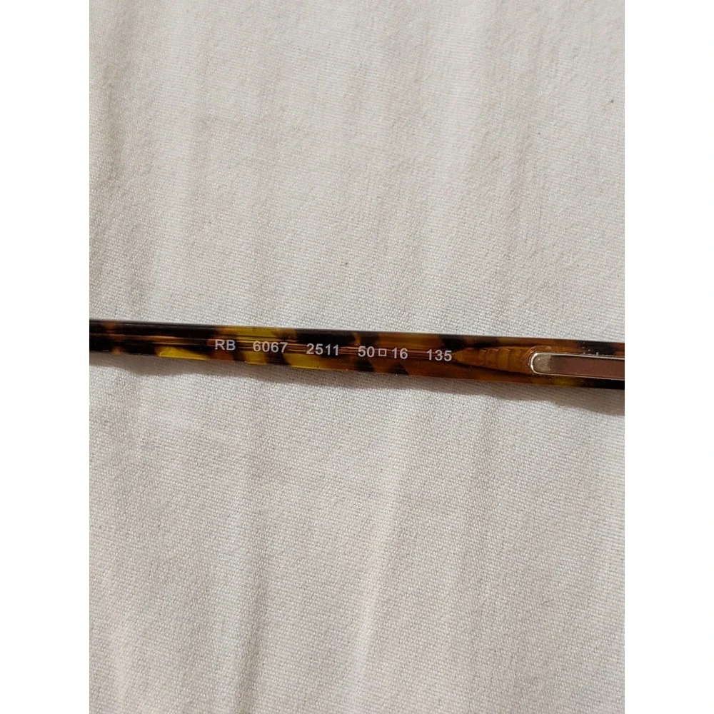 Ray-Ban RB6067 2511 Mens Brown Metal Rectangle Full Rim Eyeglasses FRAMES ONLY